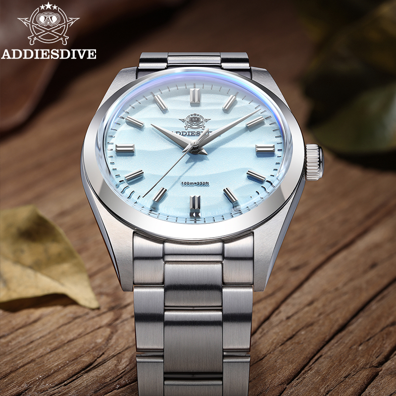 Luxury Watch Time - ADDIESDIVE 36 มม.นาฬิกาสำหรับผู้หญิงแบรนด์ชั้นนำญี่ปุ่น VH31 ควอตซ์สแตนเลส 100