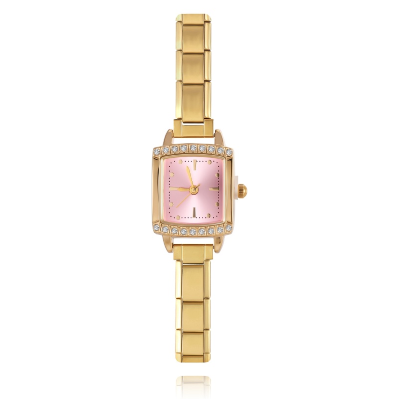 Luxury Watch Makes - แฟชั่นนาฬิกา Connector สแตนเลส Fit 9 มม.อิตาเลี่ยน
