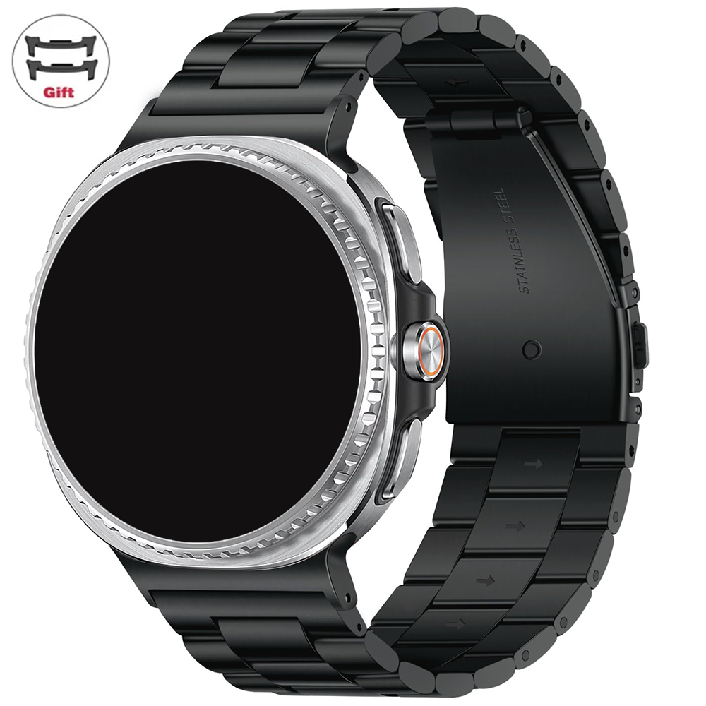 Luxury Watch Galaxy - สายสแตนเลสสําหรับ Samsung Galaxy Watch 8 Classic