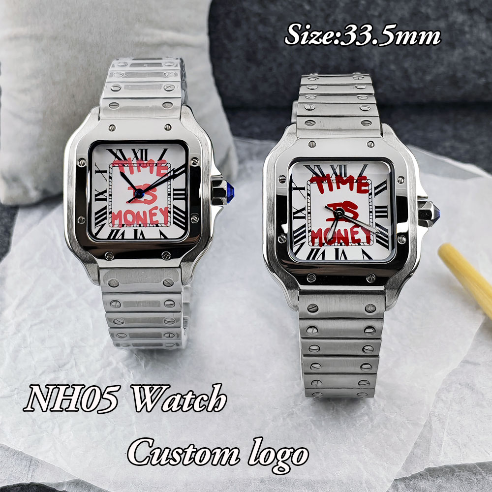 Luxury Watch Square - นาฬิกาทรงสี่เหลี่ยม NH05 รุ่นใหม่ นาฬิกา Time is