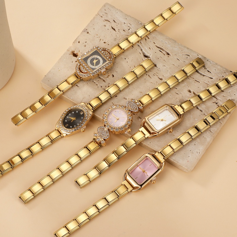 Luxury Watch Makes - แฟชั่นนาฬิกา Connector สแตนเลส Fit 9 มม.อิตาเลี่ยน