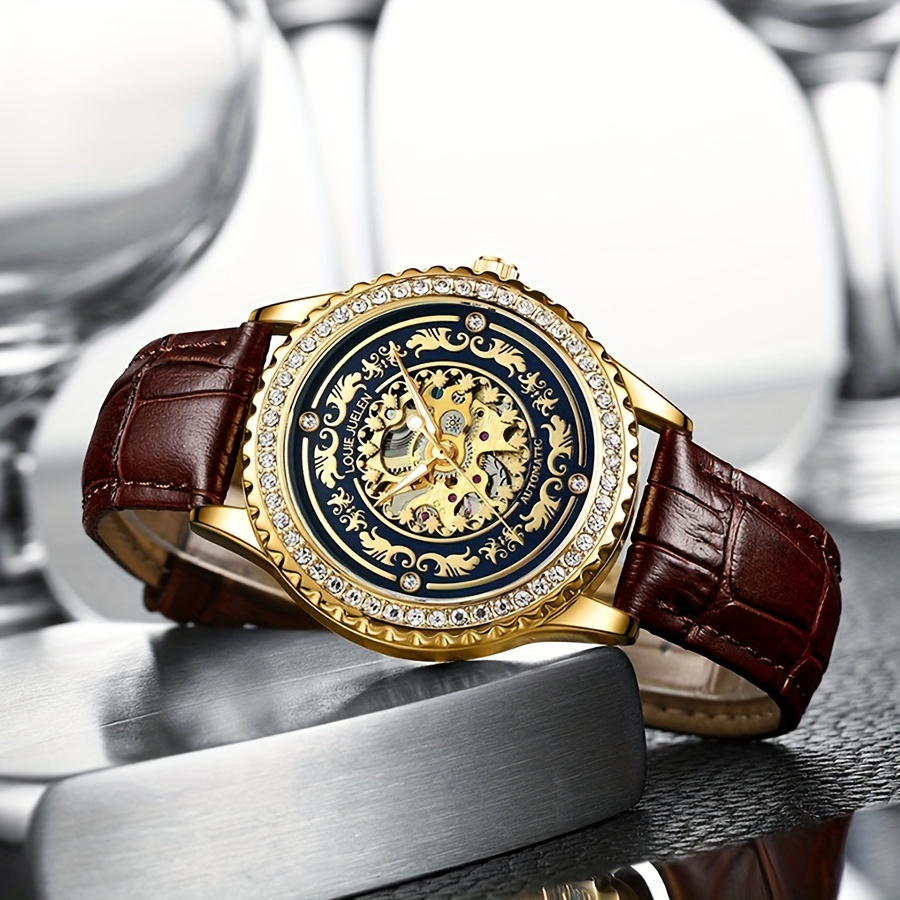 Luxury Watch It - กลไกการเคลื่อนที่ของนาฬิกาหรูหราบรรยากาศทันสมัยทนทานและแข็งแรงสำหรับการใช้งานทางธุรกิจมันคือ waterpr