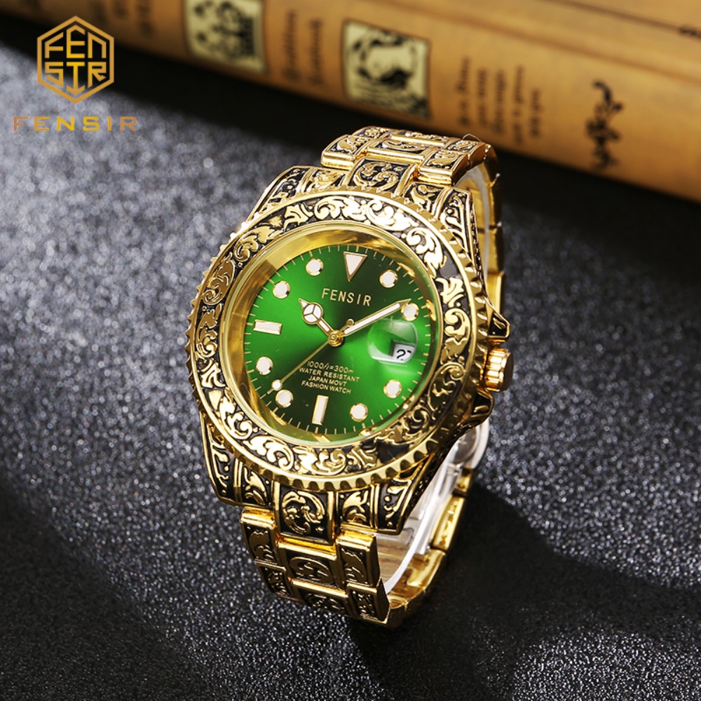 Luxury Watch And Price - นาฬิกาควอทซ์ผู้ชายแบบวินเทจ, นาฬิกาข้อมือแบบมีปฏิทินสลักลายส่วนตัว, นาฬิกาผู้ชายกันน้ำเรืองแสง, ใช้งานได้สองแบบทั้งธุรกิจและลำลอง, แฟชั่นหรูหราแบบเรียบง่าย, ของขวัญวันเกิดสำหรับแฟนหนุ่ม,