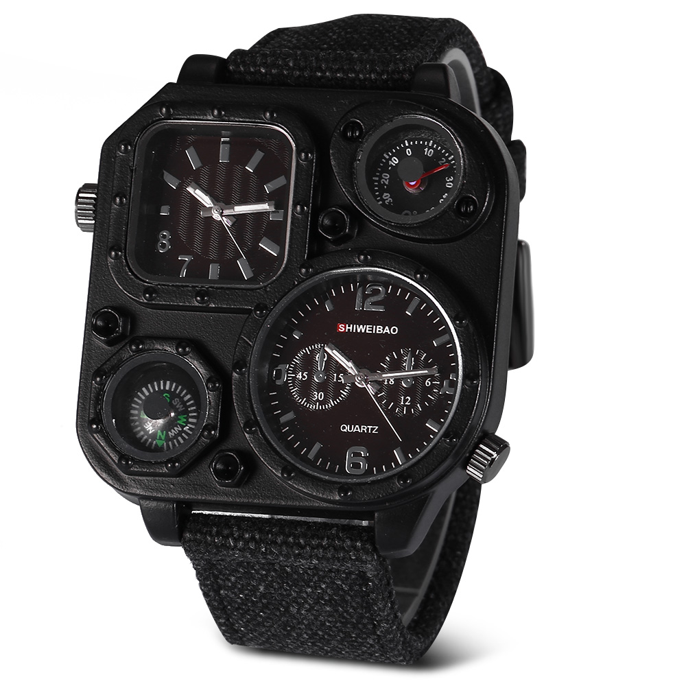 Luxury Watch Magazine - ควอตซ์บุรุษนาฬิกาแบรนด์ชั้นนําหรูหราผ้าใบสายกีฬานาฬิกาข้อมือสําหรับผู้ชายDaulครั้งทหารRelógio Masculinoควอตซ์-นาฬิกา