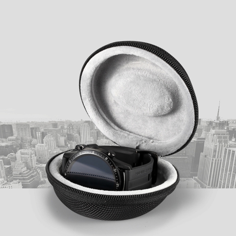 Luxury Watch Travel Case - ซิปกันน้ำนาฬิกากล่องนุ่มภายใน Cushioned แบบพกพาคอนเทนเนอร์สำหรับ Smartwatch นาฬิกาข้อมือ