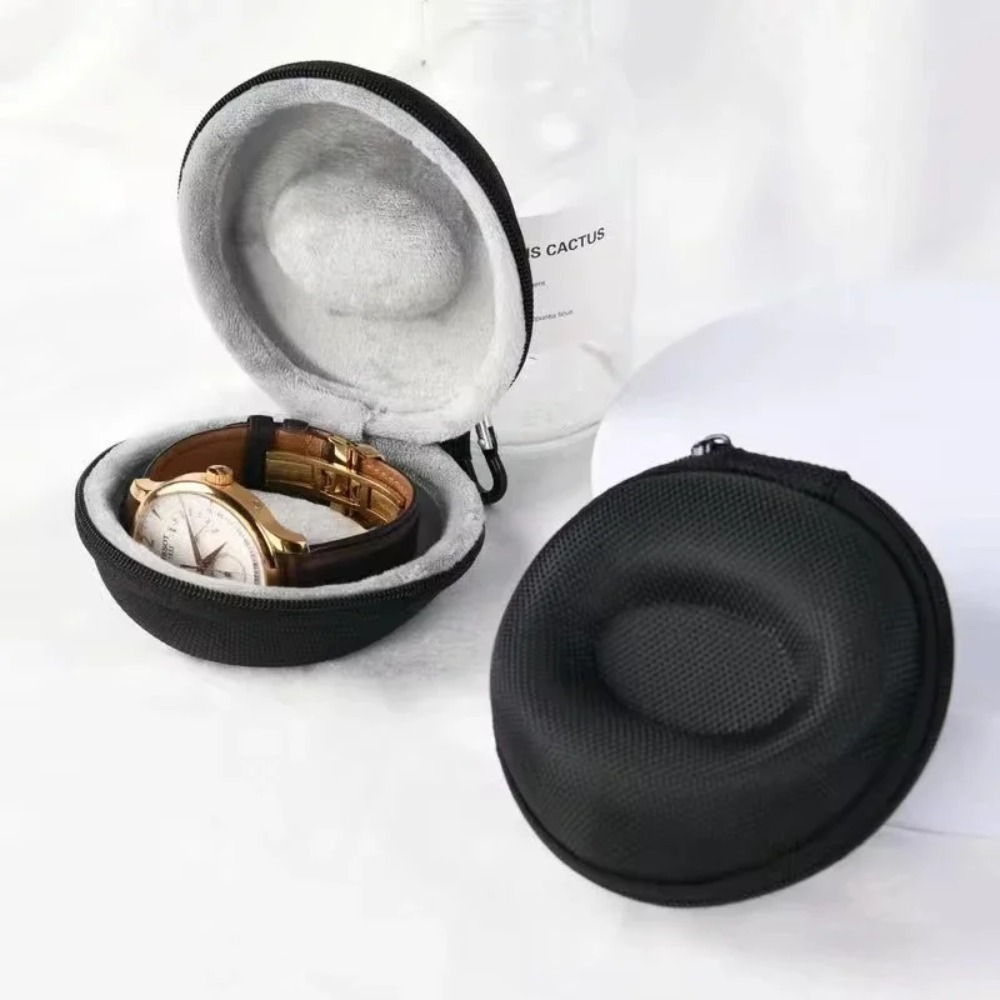 Luxury Watch Travel Case - กล่องเก็บนาฬิกาแบบ 1/2 ชิ้น, กล่องใส่นาฬิกาเดี่ยวแบบพกพา EVA, กล่องเก็บและจัดระเบียบนาฬิกา,