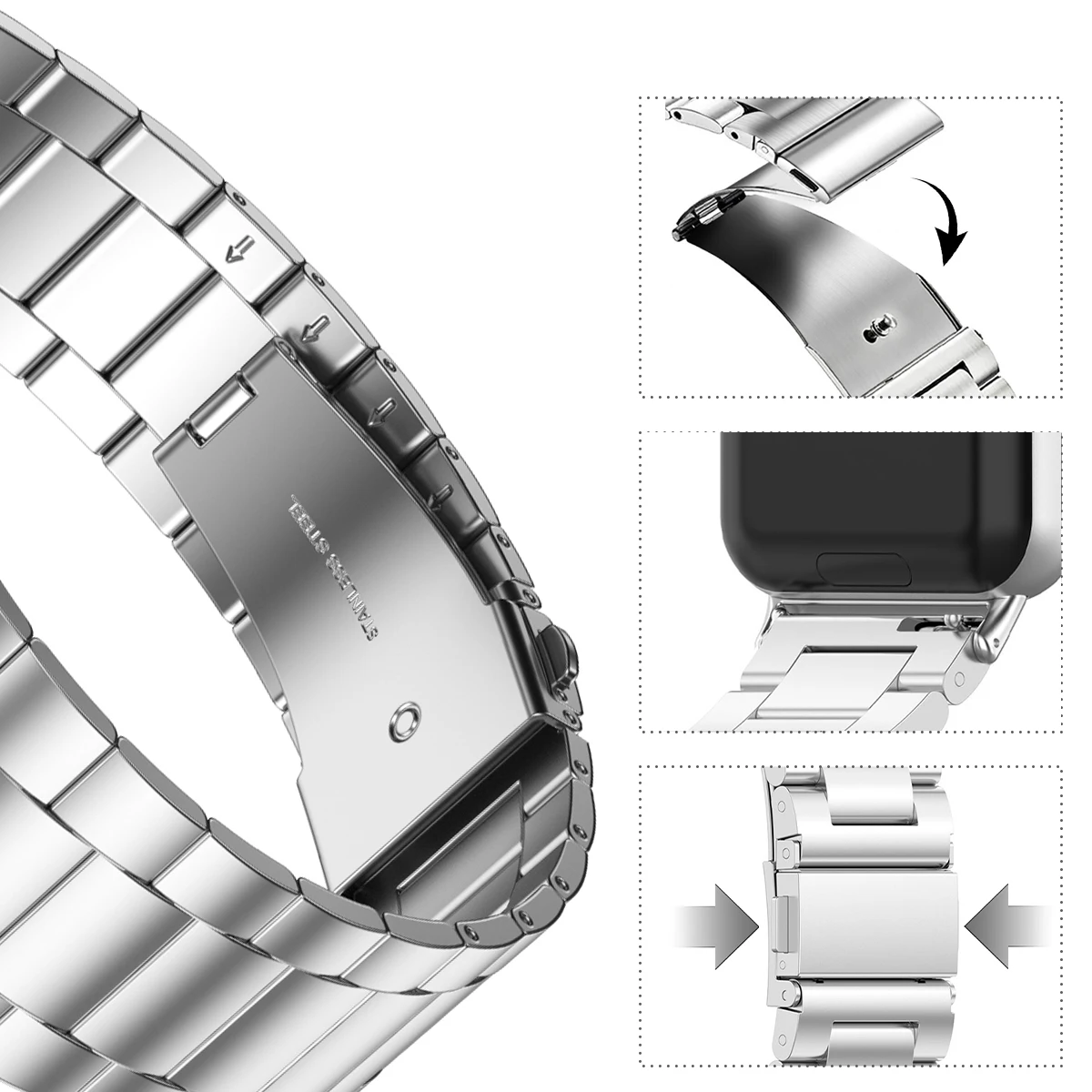 สายสแตนเลสสำหรับซัมซุง กาแล็คซ - Luxury Watch Galaxy บทวิจารณ์และราคา
