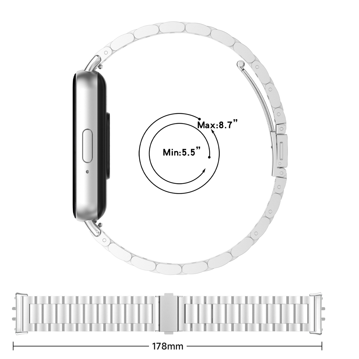 สายสแตนเลสสำหรับซัมซุง กาแล็คซ - Luxury Watch Galaxy บทวิจารณ์และราคา