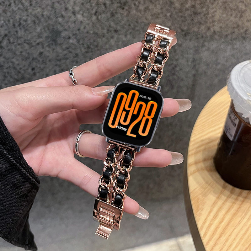 หนังหรูหรา + โลหะสําหรับ Xiaom - Luxury Watch Galaxy บทวิจารณ์และราคา