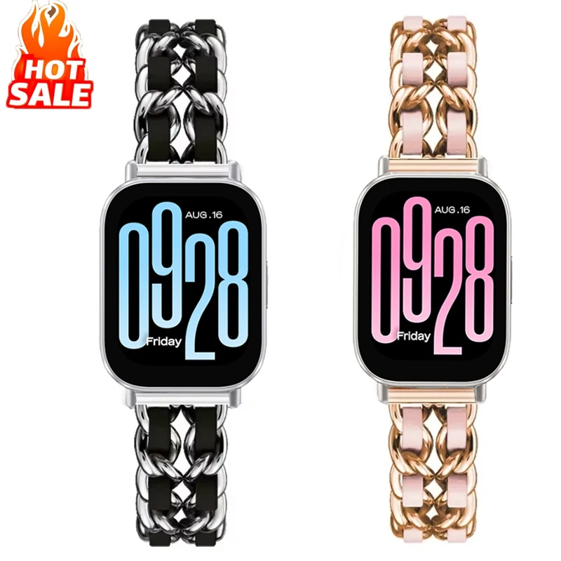 หนังหรูหรา + โลหะสําหรับ Xiaom - Luxury Watch Galaxy บทวิจารณ์และราคา