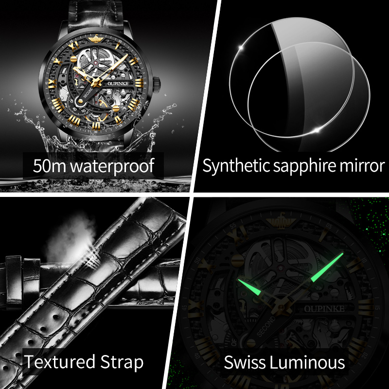 Oupinke 3173นาฬิกาผู้ชาย, นาฬิ - Chronograph Flyback Watch บทวิจารณ์และราคา
