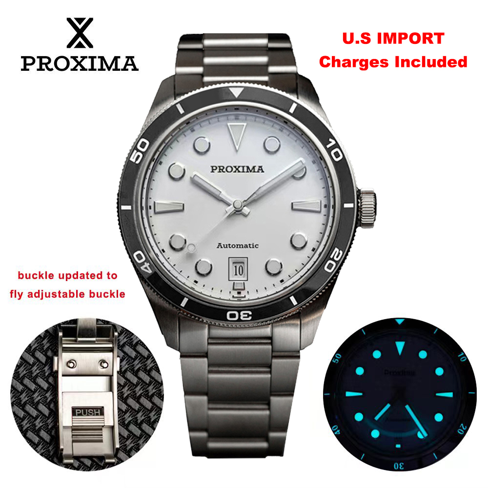 Proxima PX1697 39 มม.นาฬิกาสีข - Cloisonne Enamel Dial บทวิจารณ์และราคา