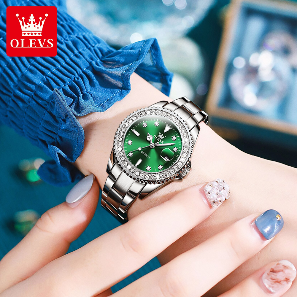 OLEVS Elegant Original ควอตซ์น - Luxury Watch With Leather Strap บทวิจารณ์และราคา