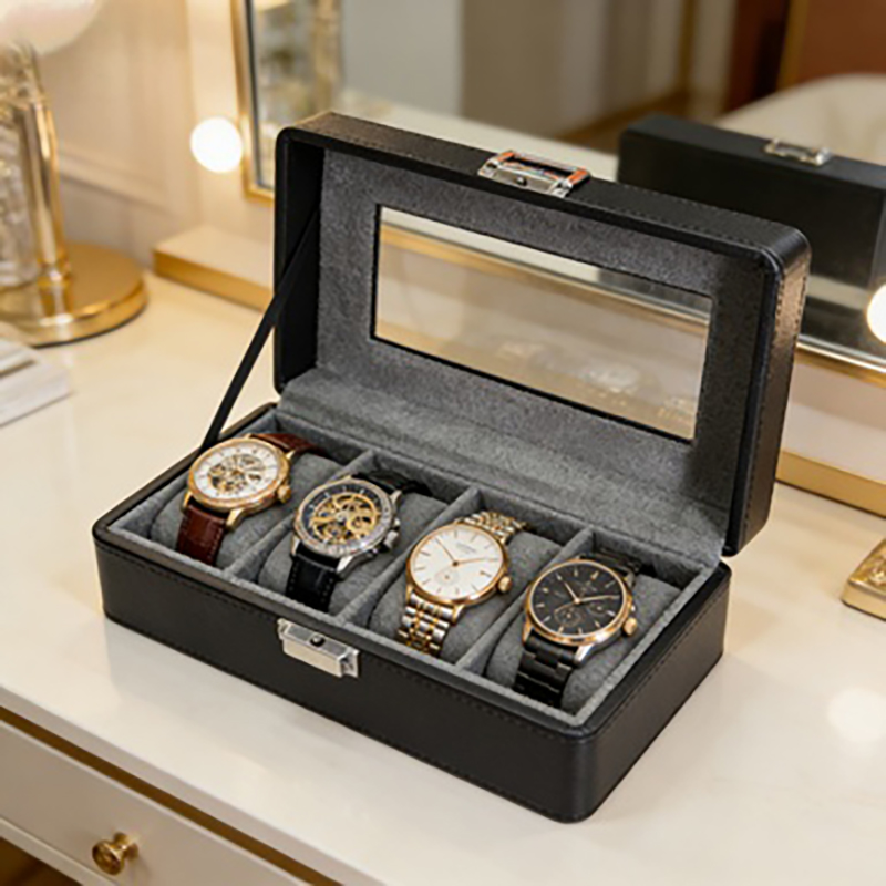 กล่องเก็บนาฬิกา 4 ช่อง 1 ชิ้น  - Luxury Watch Travel Case บทวิจารณ์และราคา