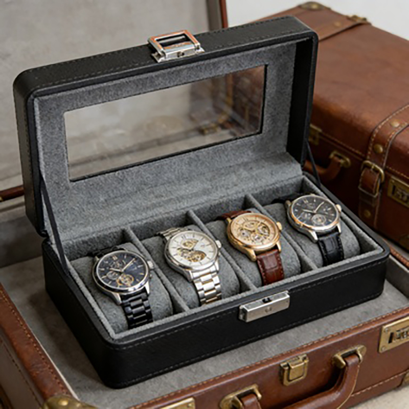 กล่องเก็บนาฬิกา 4 ช่อง 1 ชิ้น  - Luxury Watch Travel Case บทวิจารณ์และราคา