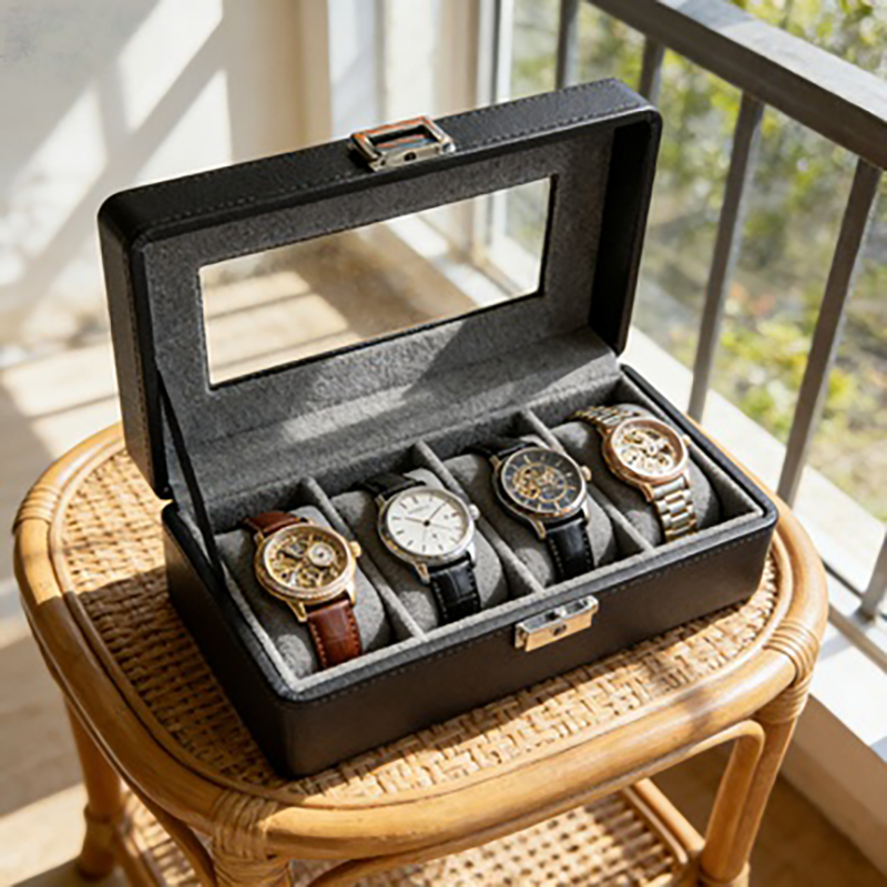 กล่องเก็บนาฬิกา 4 ช่อง 1 ชิ้น  - Luxury Watch Travel Case บทวิจารณ์และราคา