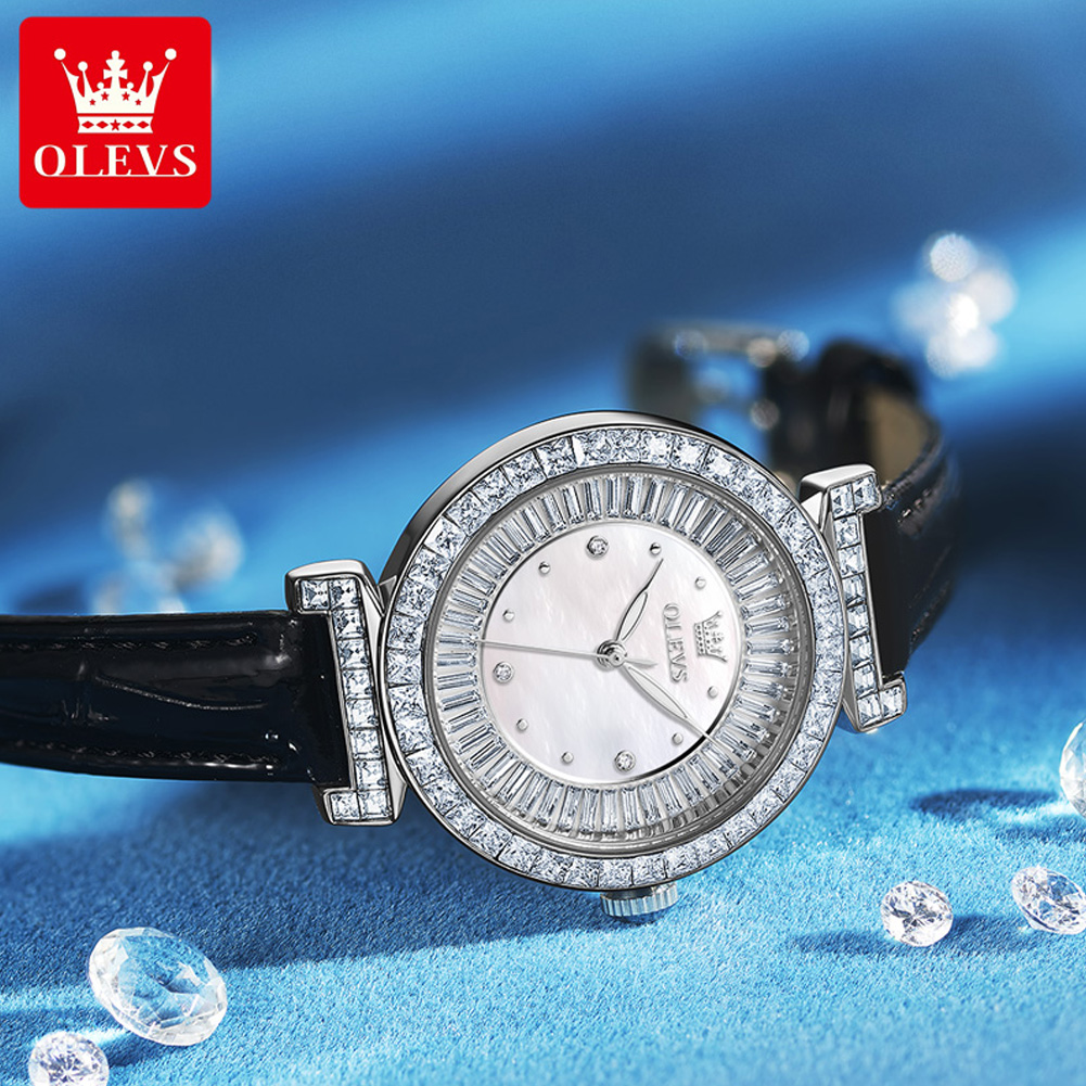OLEVS 9983 นาฬิกาผู้หญิงแฟชั่น - Luxury Watch With Leather Strap บทวิจารณ์และราคา