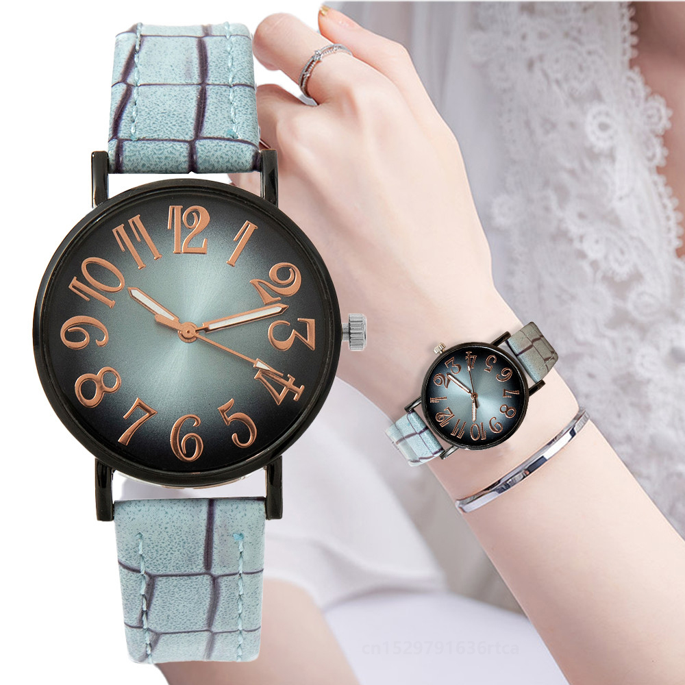 นาฬิกาควอทซ์ดิจิตอลวินเทจสำหรั - Luxury Watch With Leather Strap บทวิจารณ์และราคา