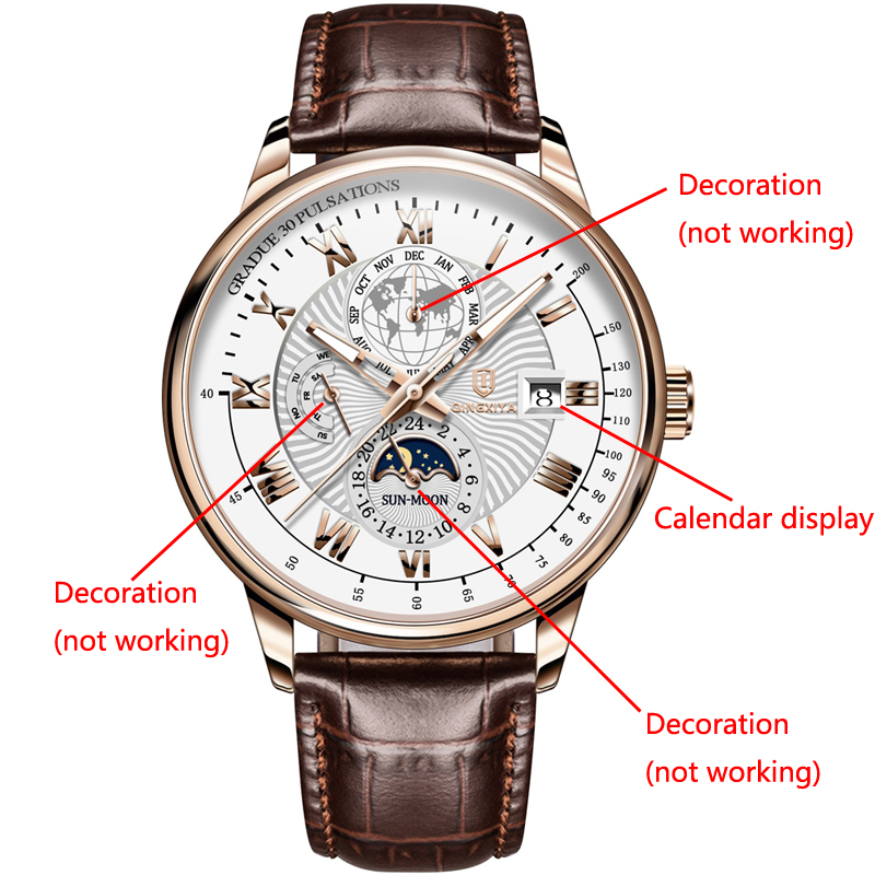 QINGXIYA แบรนด์แฟชั่นหนังควอตซ - Luxury Watch And Price บทวิจารณ์และราคา