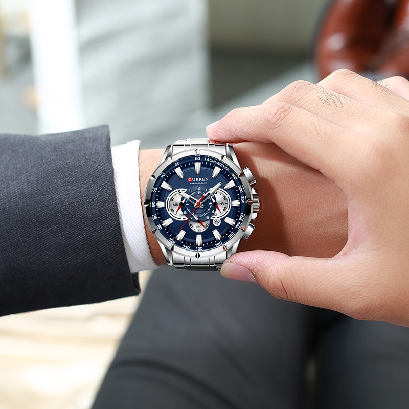 CURREN นาฬิกาข้อมือผู้ชายกันน้ - Luxury Watch Magazine บทวิจารณ์และราคา