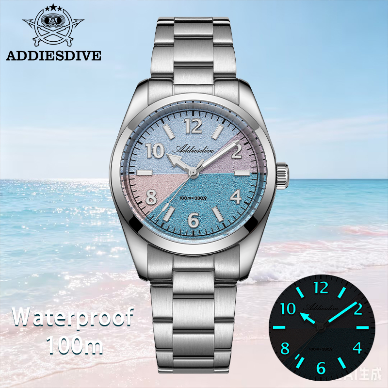ADDIESDIVE นาฬิกากระจกแซฟไฟร์ผ - Luxury Watch Time บทวิจารณ์และราคา