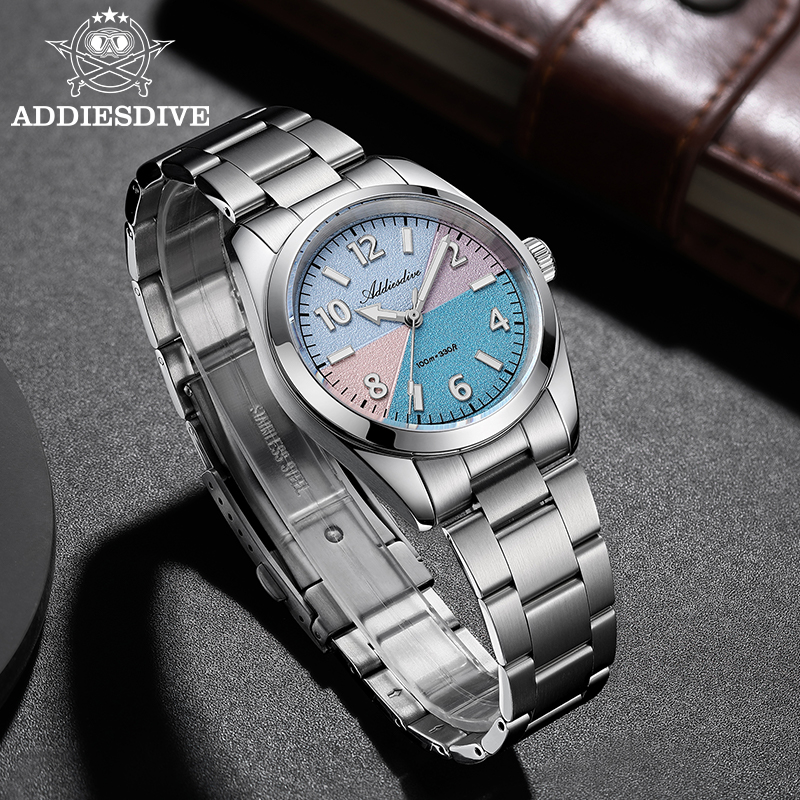 ADDIESDIVE นาฬิกากระจกแซฟไฟร์ผ - Luxury Watch Time บทวิจารณ์และราคา