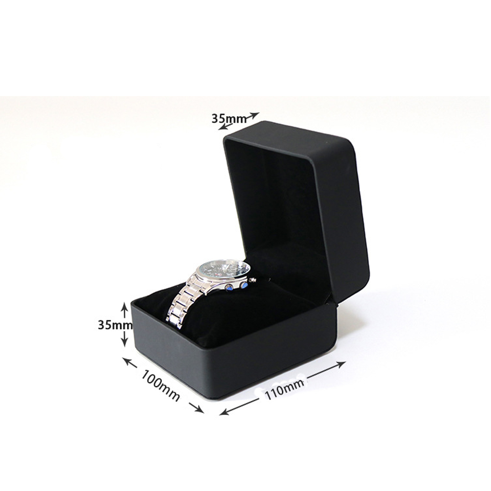 Lnofxas สีดํานาฬิกาของขวัญกล่อ - Luxury Watch Travel Case บทวิจารณ์และราคา