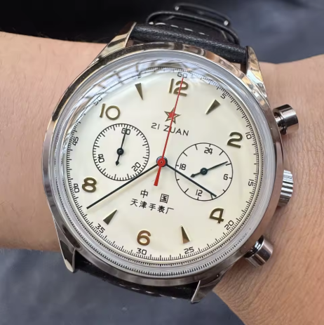 นาฬิกานักบินปี 1963 ขนาด 42 มม - Chronograph Flyback Watch บทวิจารณ์และราคา
