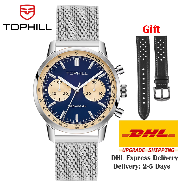 นาฬิกาโครโนกราฟ TOPHILL นาฬิกา - Chronograph Flyback Watch บทวิจารณ์และราคา