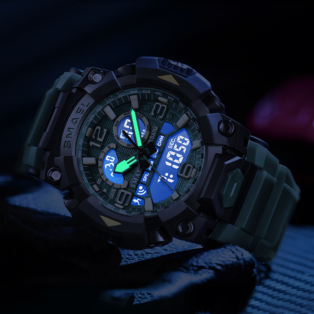ใหม่ SMAEL ผู้ชายหรูหรากีฬานาฬ - Luxury Watch Time บทวิจารณ์และราคา