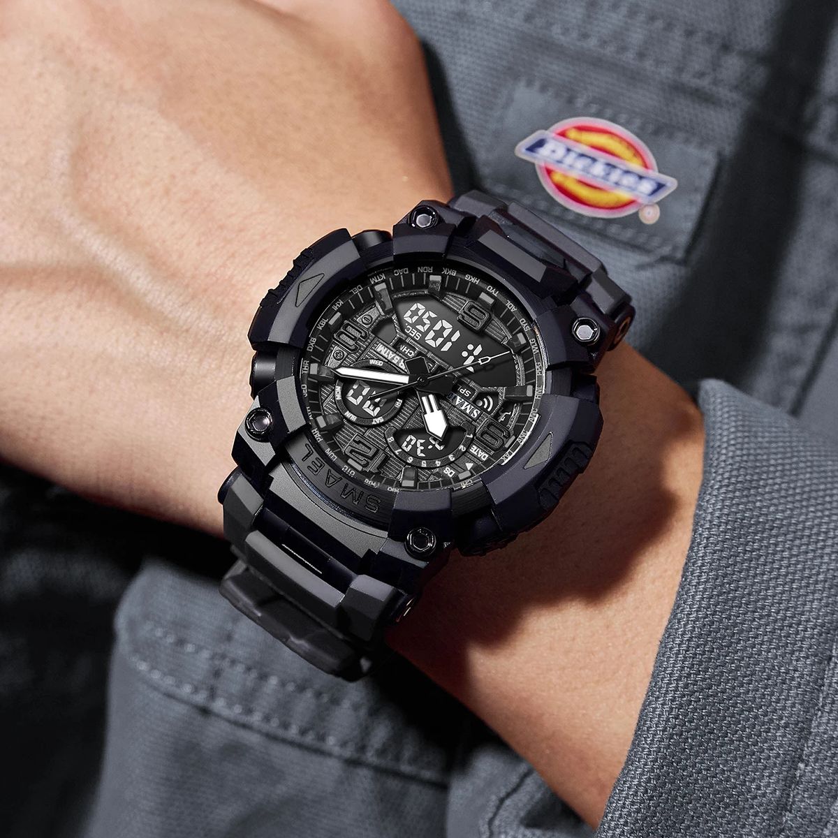 ใหม่ SMAEL ผู้ชายหรูหรากีฬานาฬ - Luxury Watch Time บทวิจารณ์และราคา