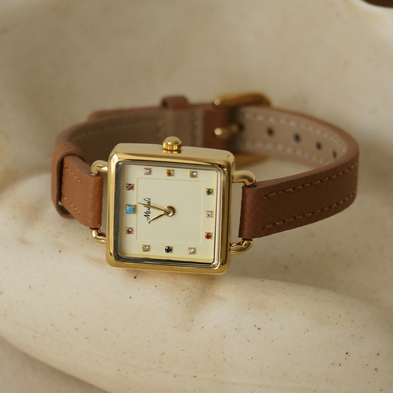 นาฬิกาข้อมือผู้หญิงดั้งเดิม สไ - Luxury Watch With Leather Strap บทวิจารณ์และราคา