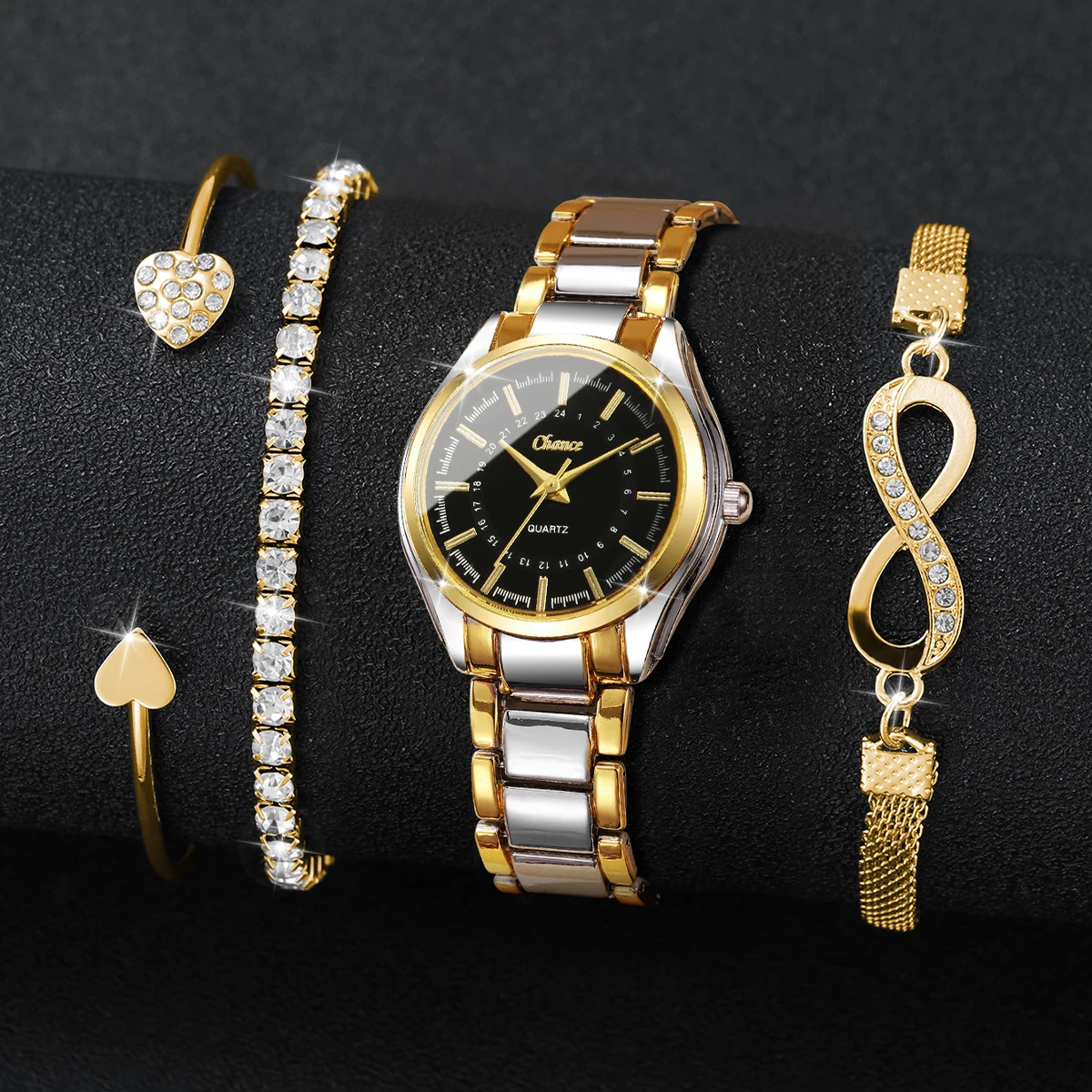 4 ชิ้น นาฬิกาข้อมือผู้หญิงสุดห - Luxury Watch Travel Case บทวิจารณ์และราคา