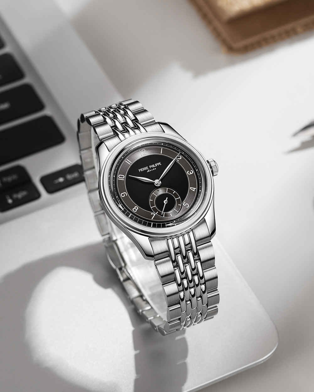 นาฬิกาข้อมือผู้ชาย PIERRE Retr - Cloisonne Enamel Dial บทวิจารณ์และราคา