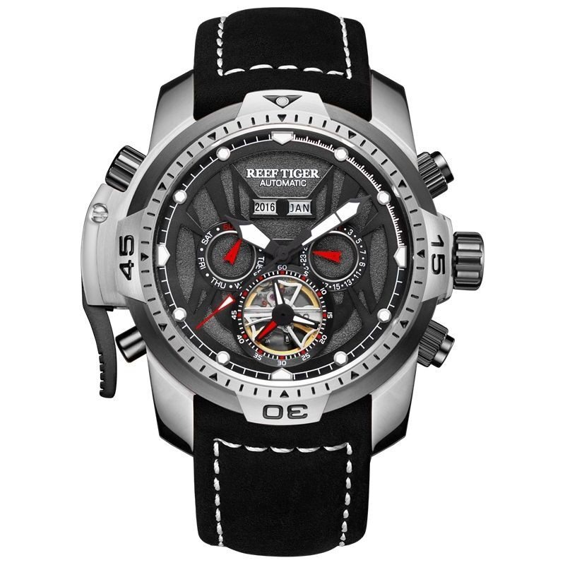 นาฬิกาข้อมือผู้ชาย ระบบออโตเมต - Chronograph Flyback Watch บทวิจารณ์และราคา