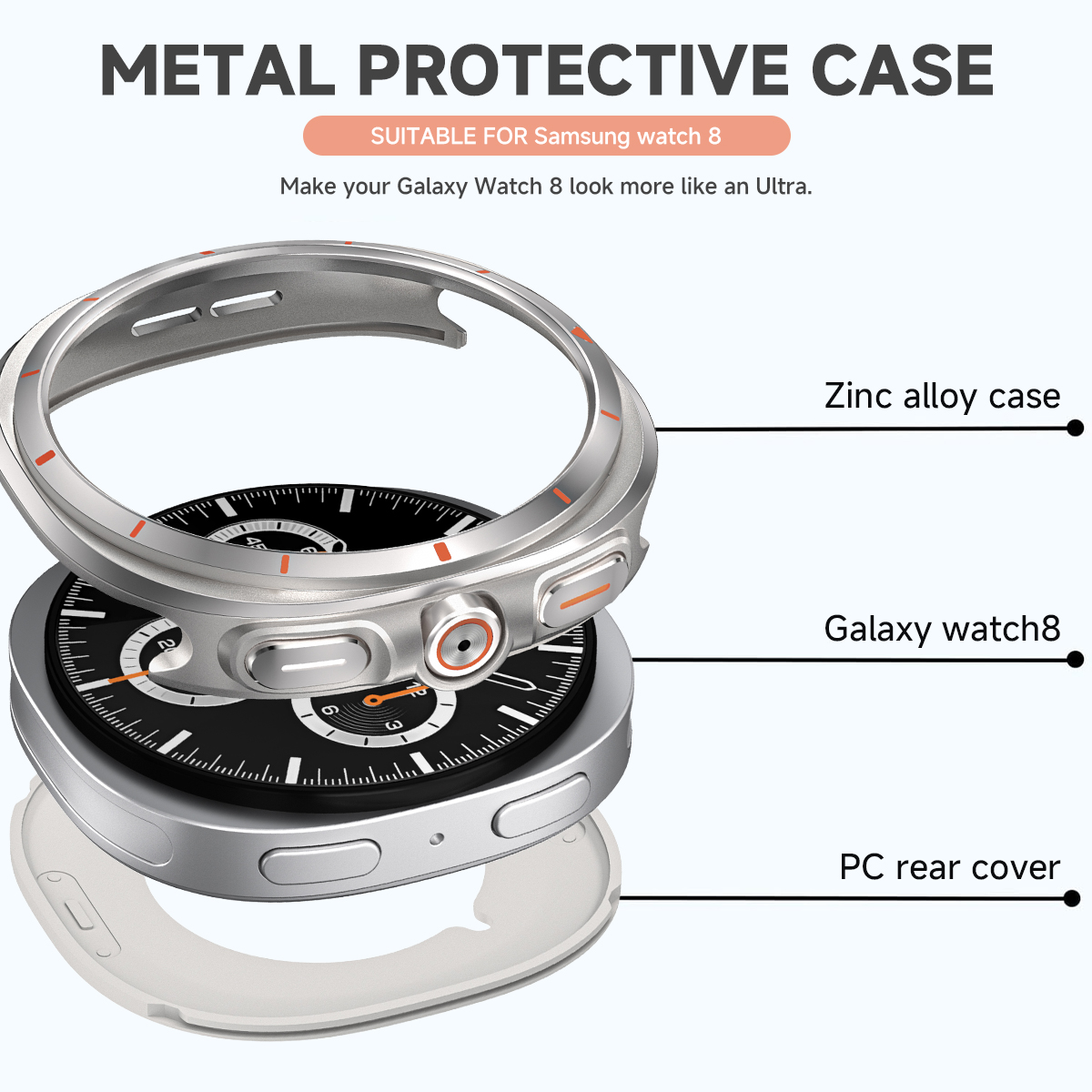 หรูหราป้องกันกรณีโลหะผสมสำหรับ - Luxury Watch Galaxy บทวิจารณ์และราคา