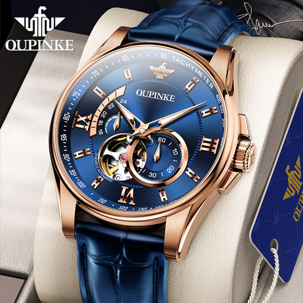 นาฬิกาข้อมือผู้ชาย OUPINKE 322 - Chronograph Flyback Watch บทวิจารณ์และราคา