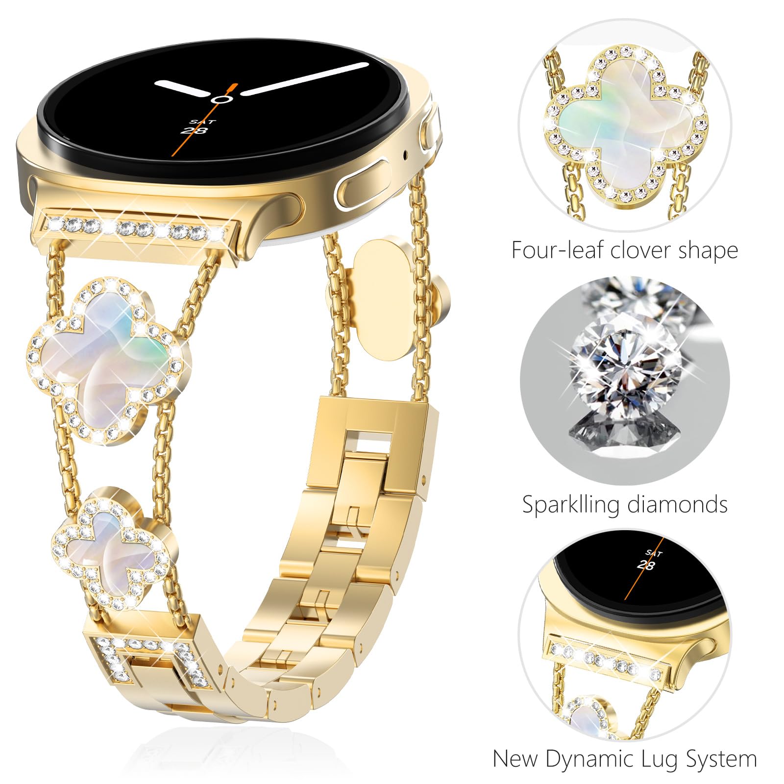 สายนาฬิกาเพชรสำหรับซัมซุงกาแล็ - Luxury Watch Galaxy บทวิจารณ์และราคา