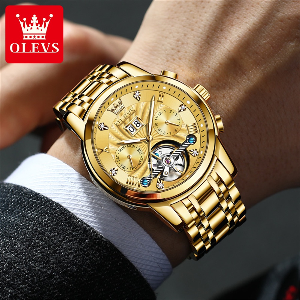 นาฬิกา OLEVS 9910 ของแท้จากแบร - Luxury Watch Collection Box บทวิจารณ์และราคา