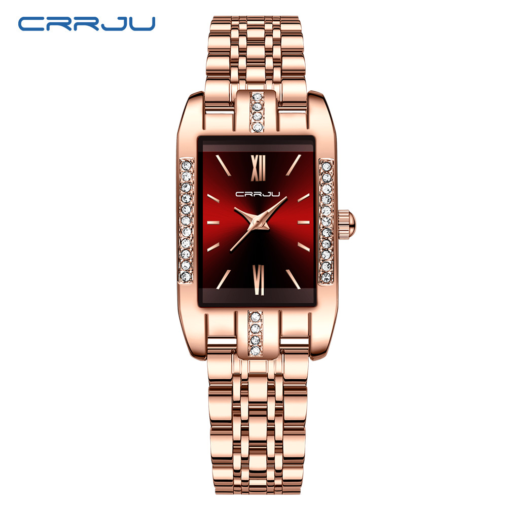 CRRJU Luxury Square นาฬิกาผู้ห - Luxury Watch Square บทวิจารณ์และราคา