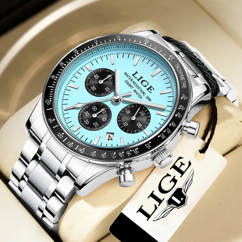 LIGE แบรนด์ชั้นนำหรูหรานาฬิกาผ - Luxury Watch Collection Box บทวิจารณ์และราคา