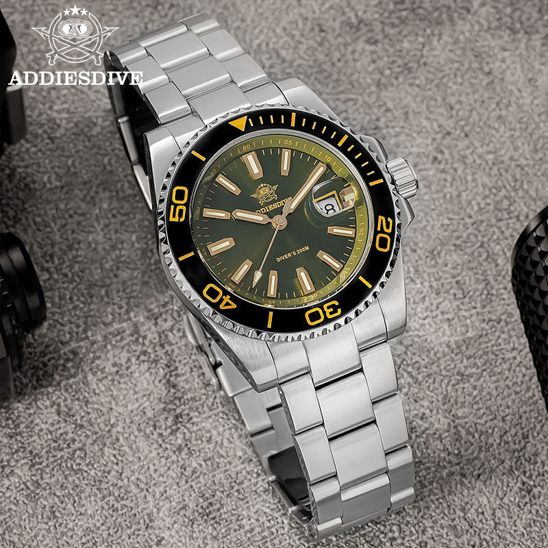 ADDIESDIVE ใหม่ AD2510 ผู้ชายห - Cloisonne Enamel Dial บทวิจารณ์และราคา