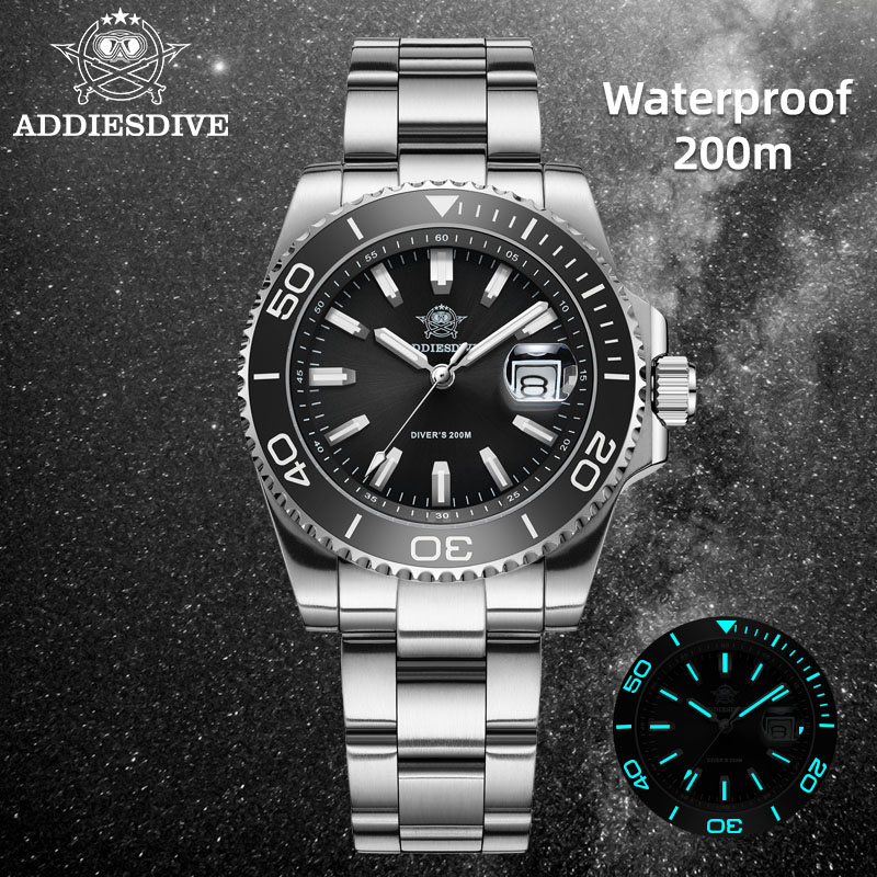 ADDIESDIVE ใหม่ AD2510 ผู้ชายห - Cloisonne Enamel Dial บทวิจารณ์และราคา