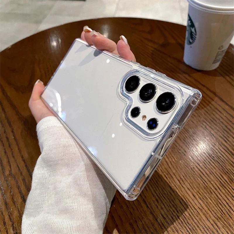 หรูหราโปร่งใสอะคริลิคเคสโทรศัพ - Luxury Watch Galaxy บทวิจารณ์และราคา