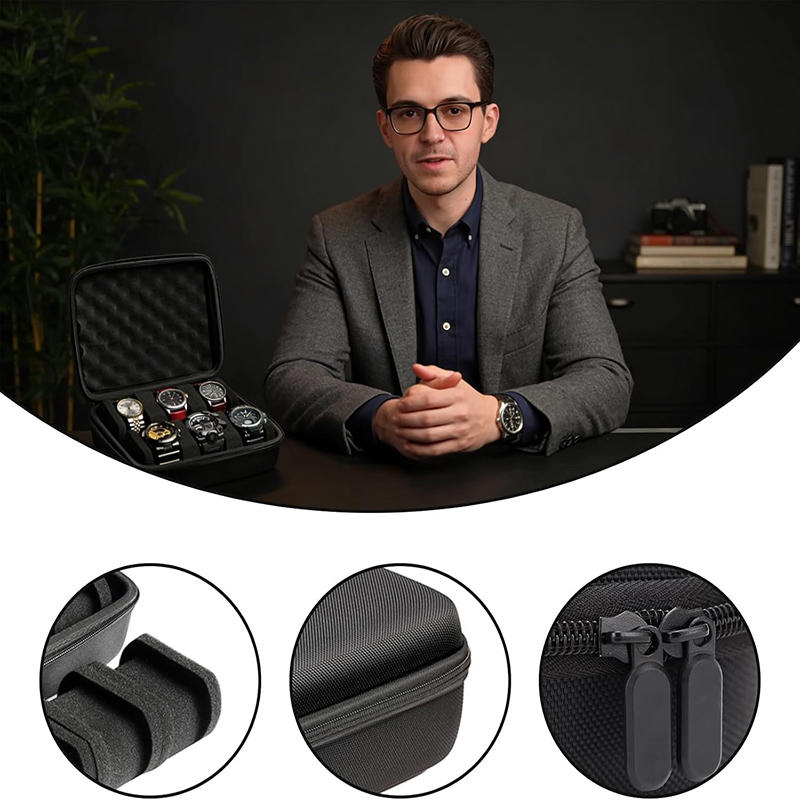 กล่องใส่นาฬิกา 6 ช่อง 1 ชิ้น | - Luxury Watch Travel Case บทวิจารณ์และราคา