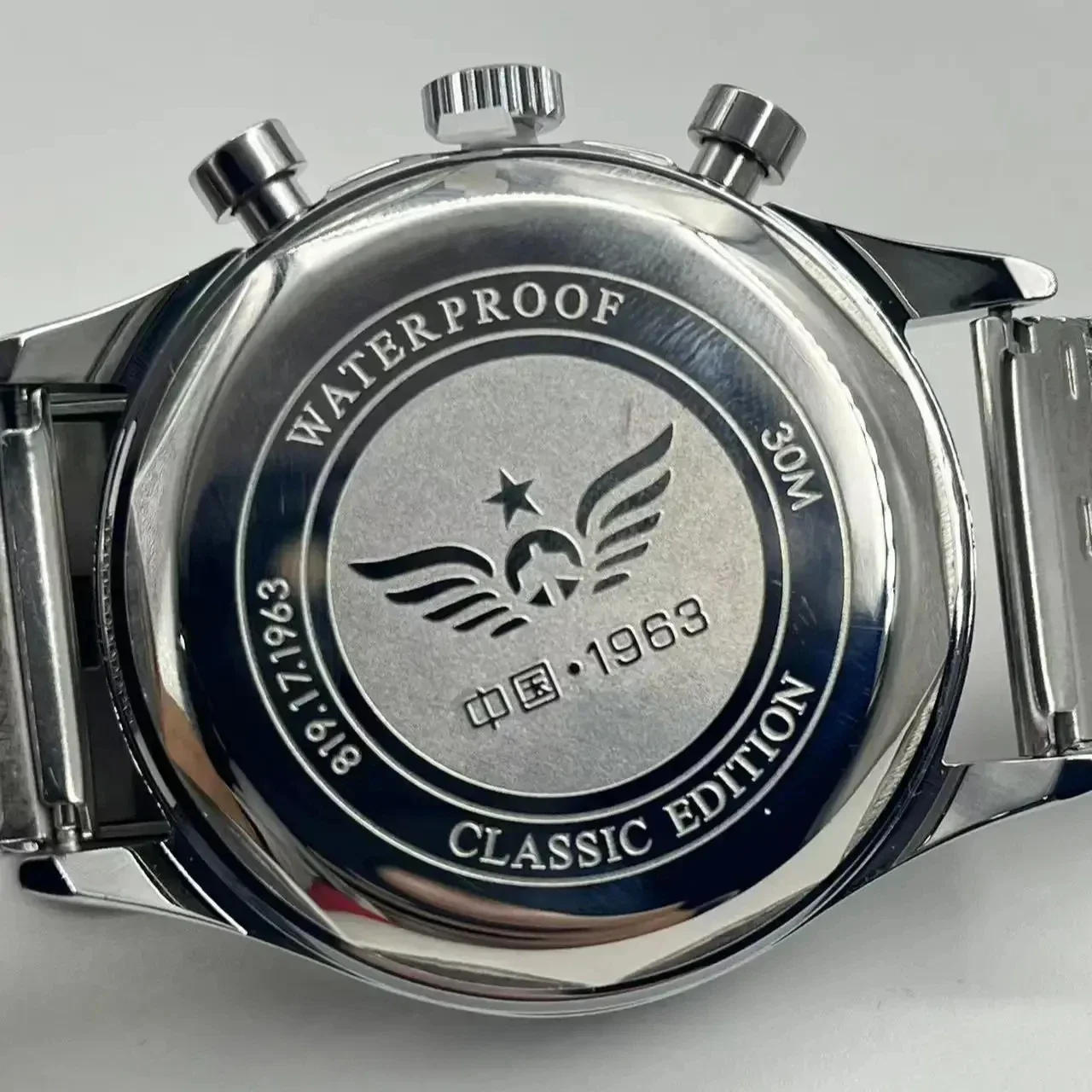นาฬิกาผู้ชาย 1963 นักบินนาฬิกา - Chronograph Flyback Watch บทวิจารณ์และราคา