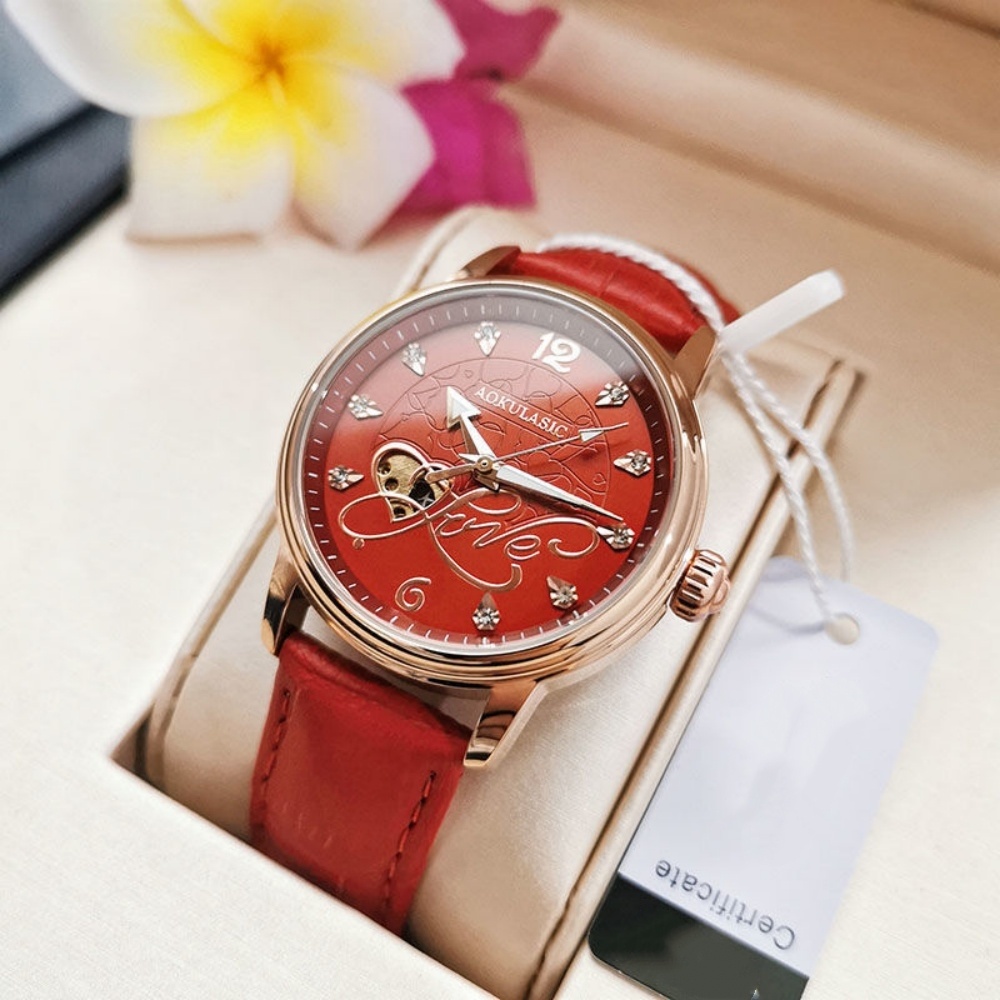 นาฬิกาข้อมือผู้หญิงระบบกลไกสุด - Luxury Watch It บทวิจารณ์และราคา
