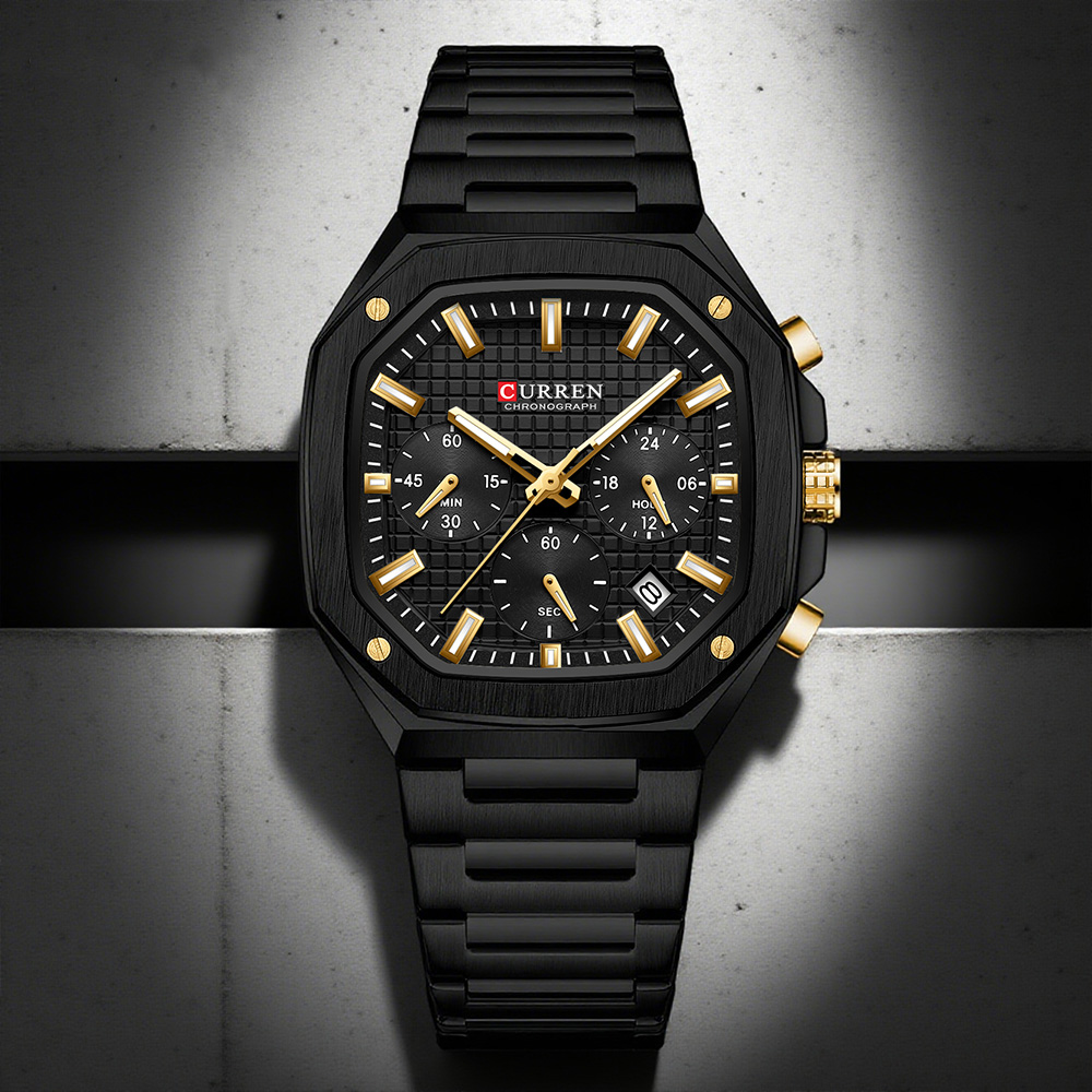 CURREN นาฬิกาโครโนสแควร์สุดหรู - Luxury Watch Square บทวิจารณ์และราคา