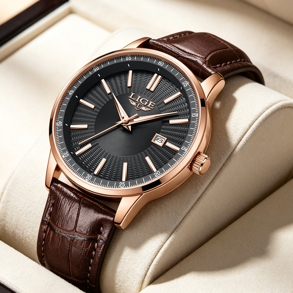นาฬิกาข้อมือผู้ชายแบรนด์หรู LI - Luxury Watch Collection Box บทวิจารณ์และราคา