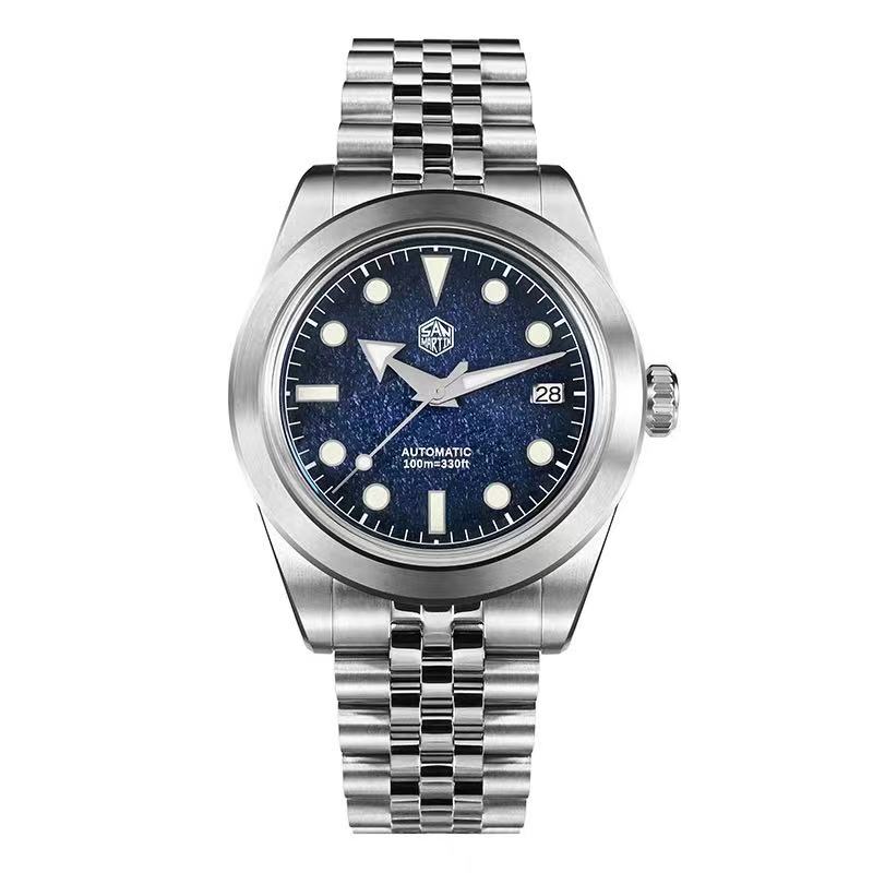 San Martin 39 มม.ผู้ชายกีฬานาฬ - Cloisonne Enamel Dial บทวิจารณ์และราคา